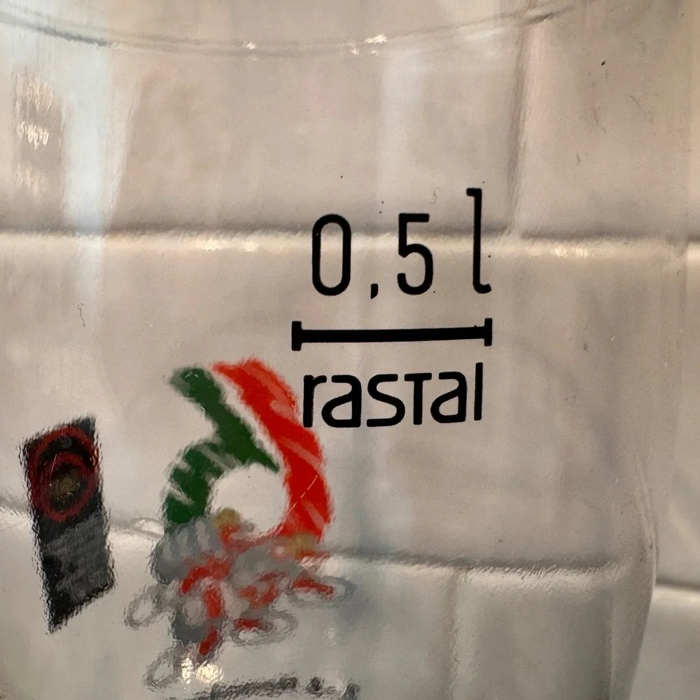 Vintage 1988 Spaten Munchen 6 Tage-Rennen Cycling Beer Glass Rastal 0.5L Olympic
